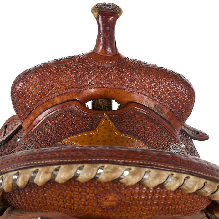 Scott Thomas Used 14in NBHA Trophy Barrel Saddle