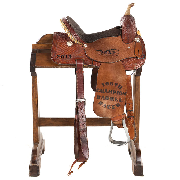 Corriente Used 14in BRAT Trophy Barrel Saddle