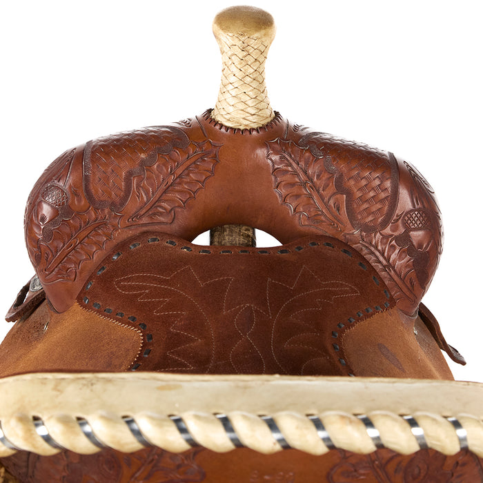 Courts Used 15in Sharon Camarillo Barrel Saddle