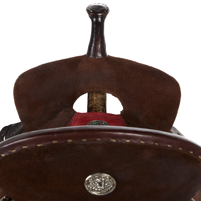 Double J Saddlery Used 13in Roughout Small Skirt Barrel Saddle