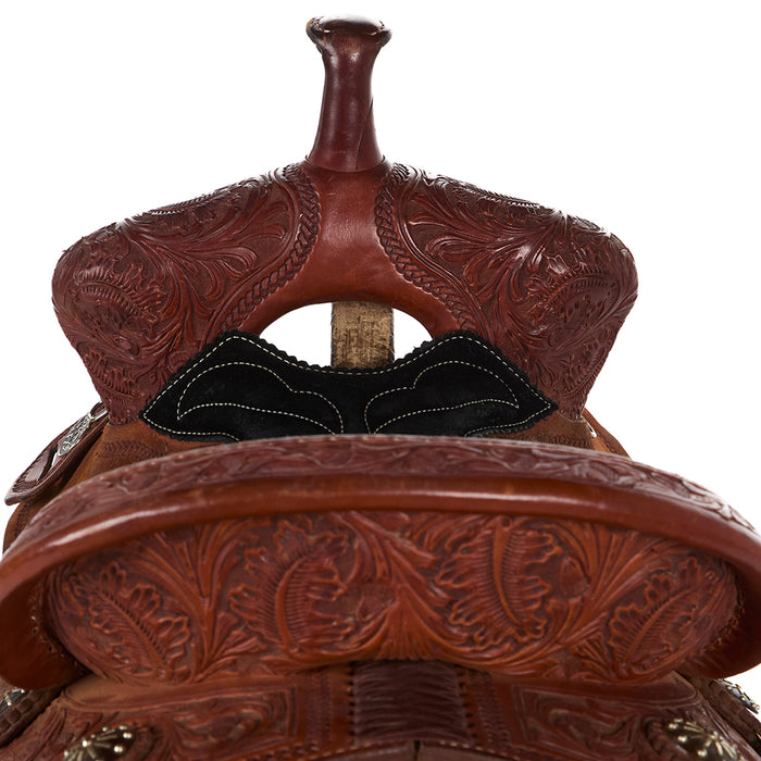 Martin Saddlery Used 14in FX3 Chestnut Barrel Saddle