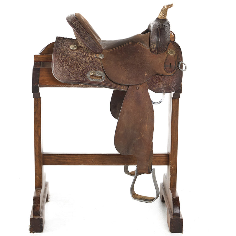 NRS Used 13.5in High Horse Barrel Saddle