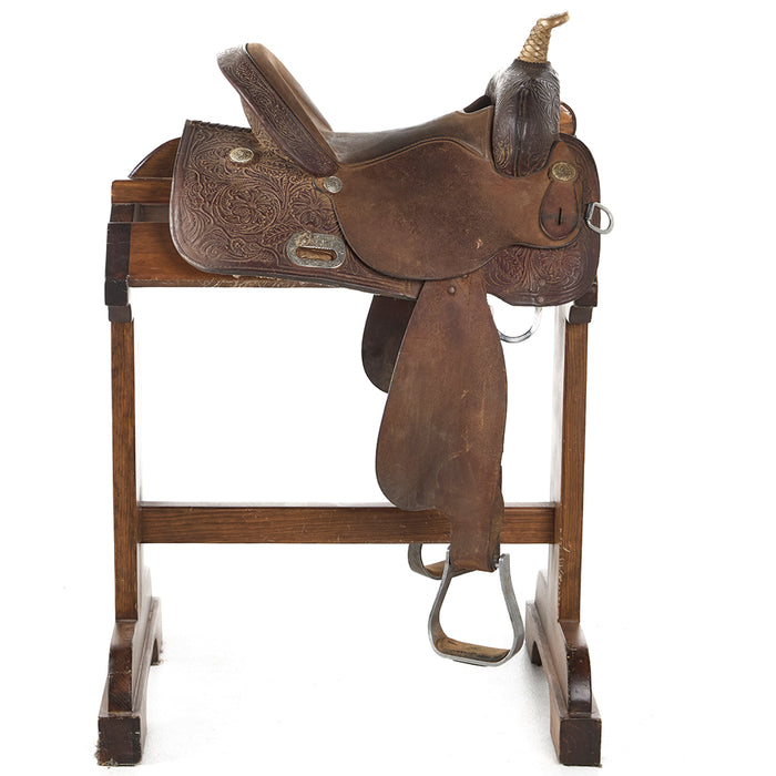 NRS Used 13.5in High Horse Barrel Saddle