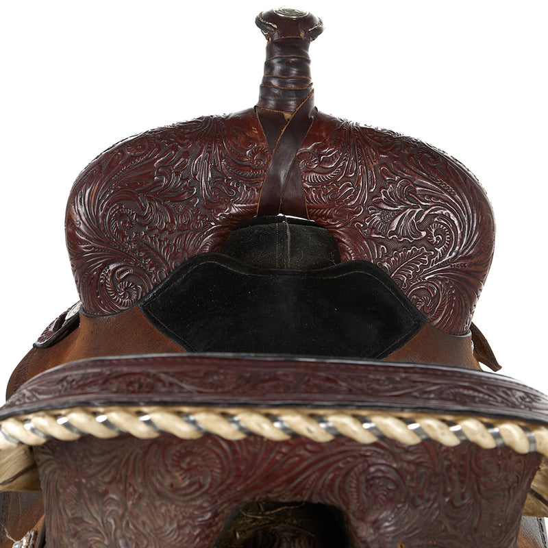 Circle Y Saddlery Used 16.5in Just B Natural Barrel Saddle