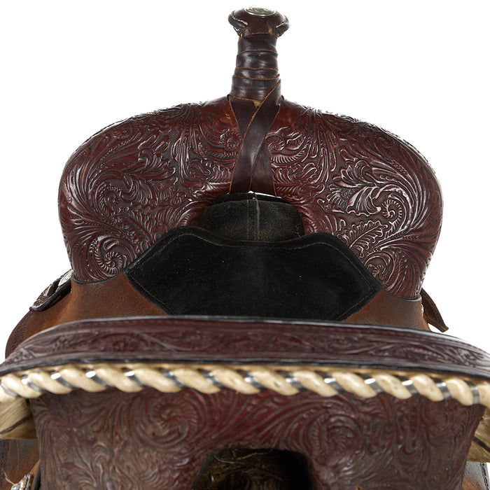 Circle Y Saddlery Used 16.5in Just B Natural Barrel Saddle
