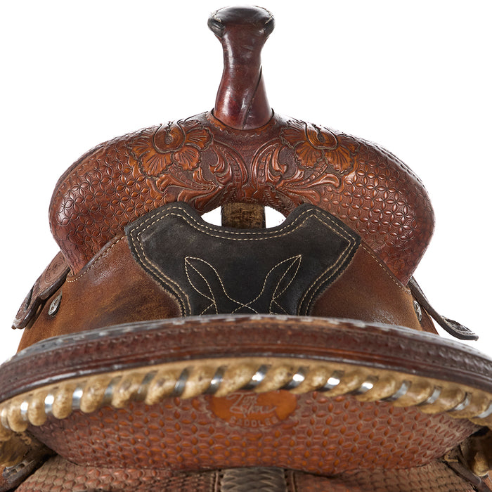 Tod Slone Used 14in Geo Star Barrel Saddle