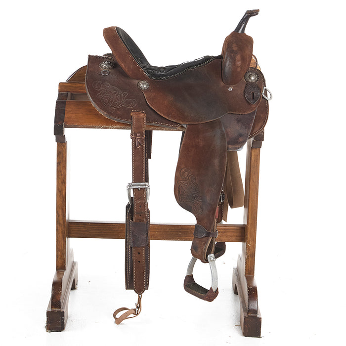 Double J Saddlery Used 14.5in Pozzi Pro Barrel Saddle