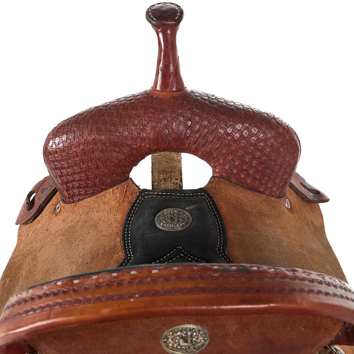 Double J Saddlery Used 14in Saddlery Barrel Racer