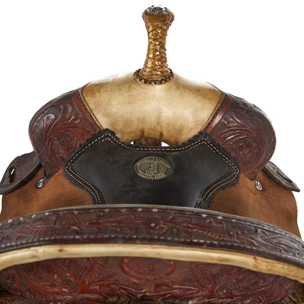 Double J Saddlery Used 14in Lynn McKenzie Special Barrel Saddle — NRS