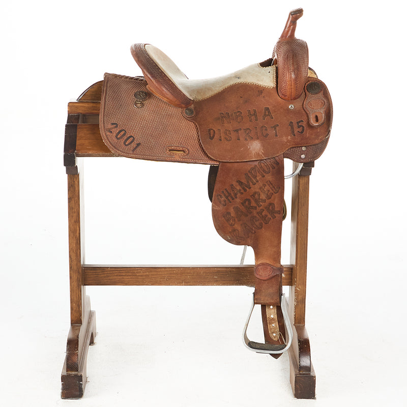 Nrs Pro Series Used 14.5in NBHA Trophy Barrel Saddle