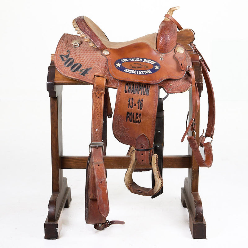 Cowboy Classic Used 13.5in Trophy Barrel Saddle