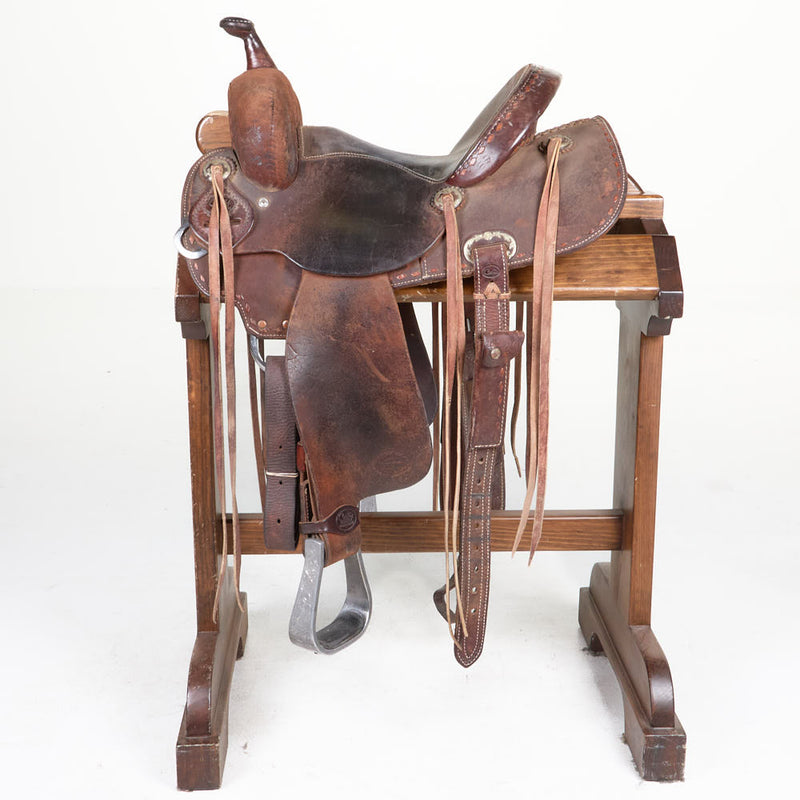 Coats Used 13.5in Roughout with Buckstitch Barrel Saddle