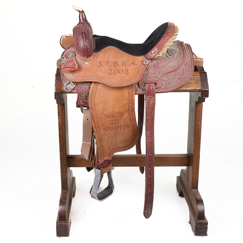 Courts Used 13.5in STBRA Trophy Barrel Saddle