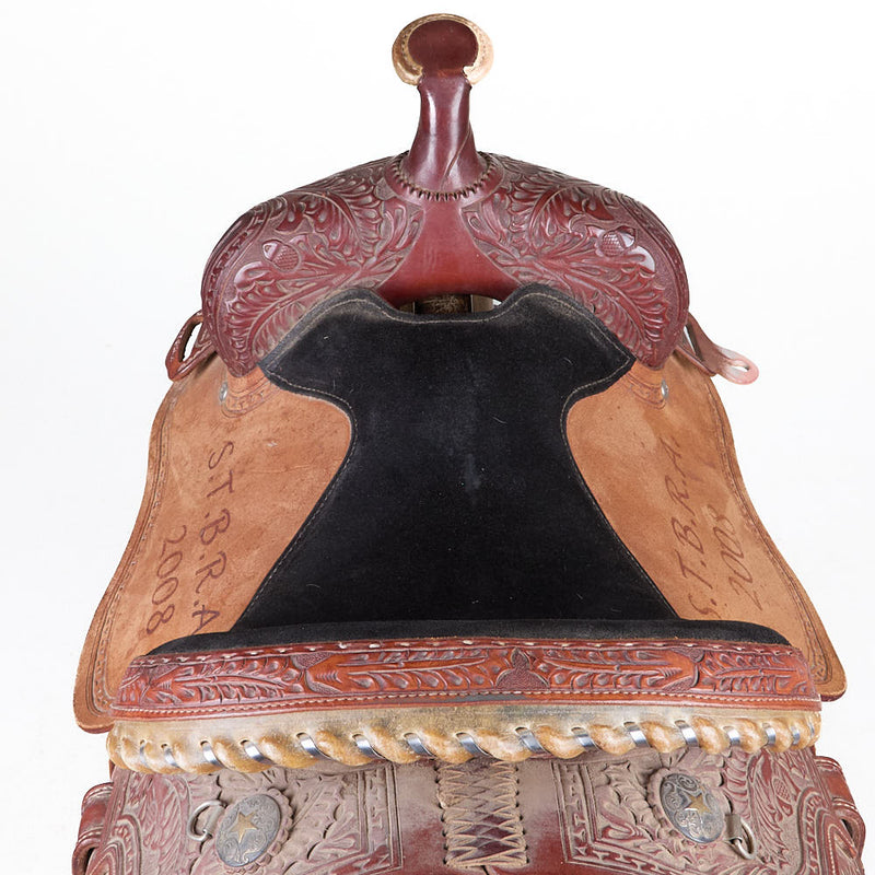 Courts Used 13.5in STBRA Trophy Barrel Saddle