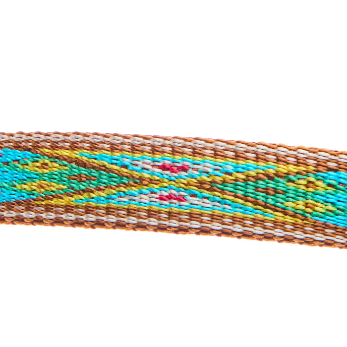 MF 5/8in. Blue and Green Aztec Hat Band