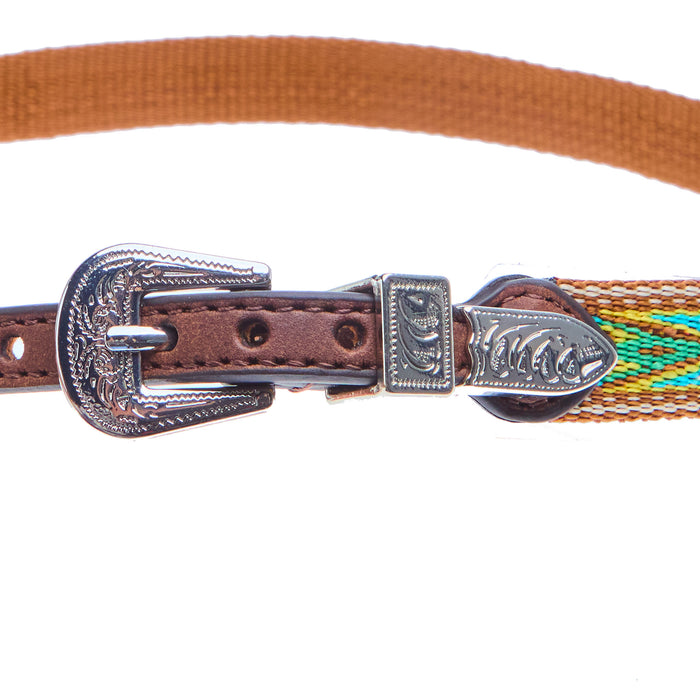 MF 5/8in. Blue and Green Aztec Hat Band