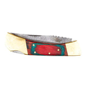 Rill Simple Tools, Llc Frontier Damascus Folder Knife w/Clip 022