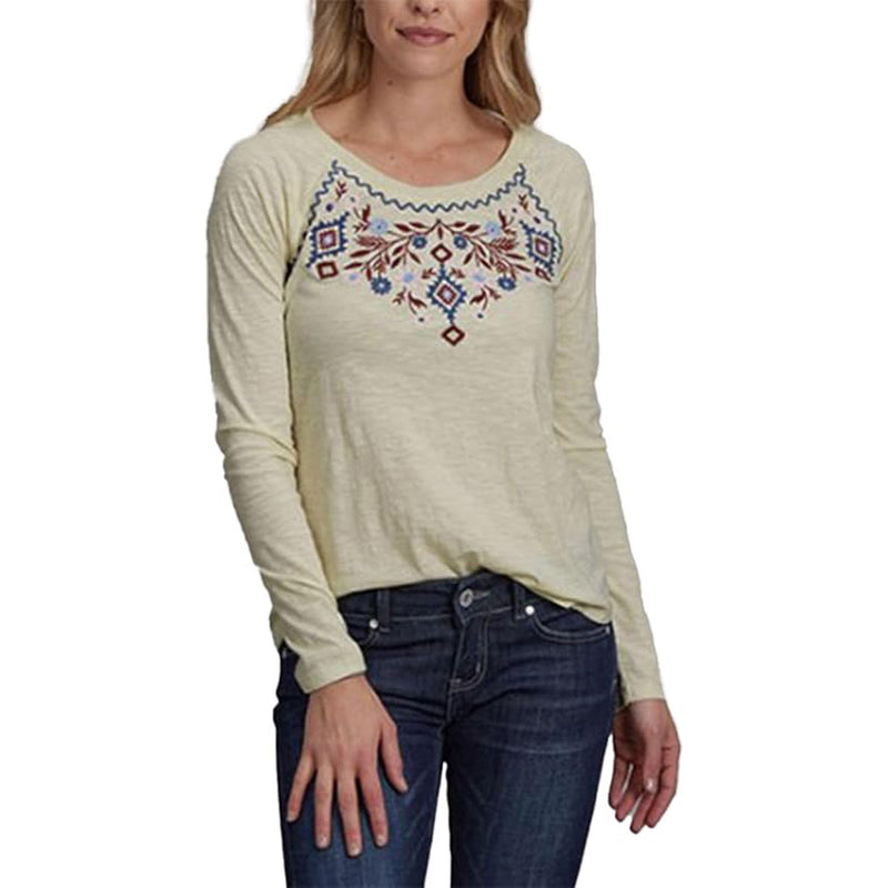 ROPER Womens Floral Embroidered Shirt