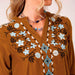 Roper Apparel Womens Poly Velvet Vneck Tunic