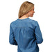 Roper Apparel Women's Denim Embroidered Detail Top