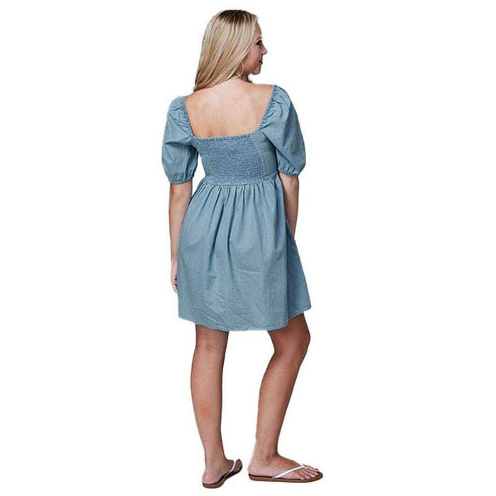 Roper Apparel Women's Denim Blue Baby Doll Dress Roper Apparel Women's Denim Blue Baby Doll Dress