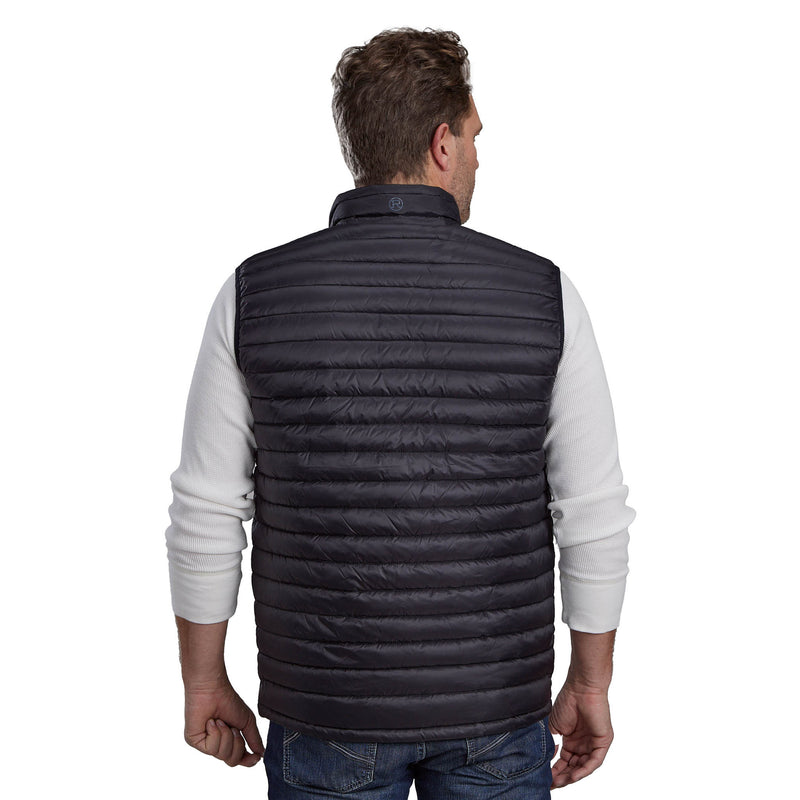 ROPER Mens Black Ligtweight Crushable Vest