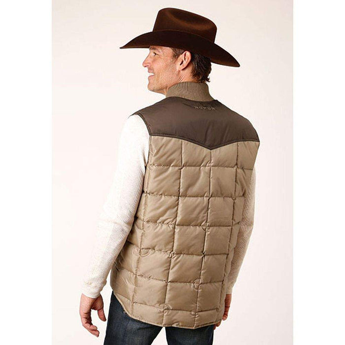 Roper Apparel Men's Quilted Polyfilled Vest