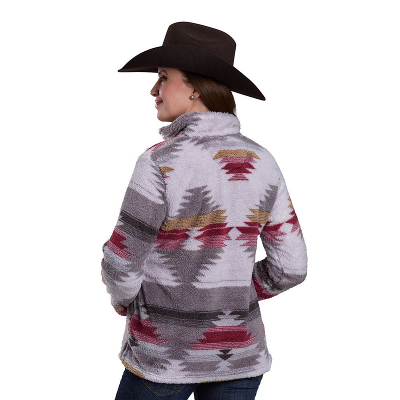 ROPER Women's Grey Print Pullover