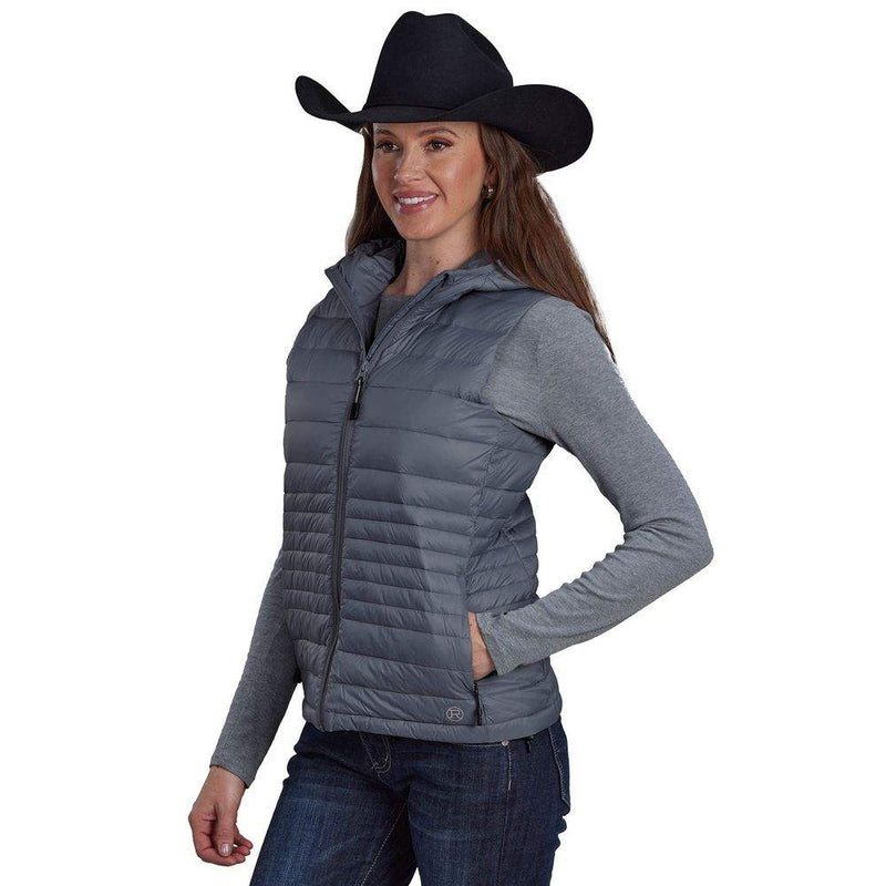 ROPER Womens Grey Crushable Vest