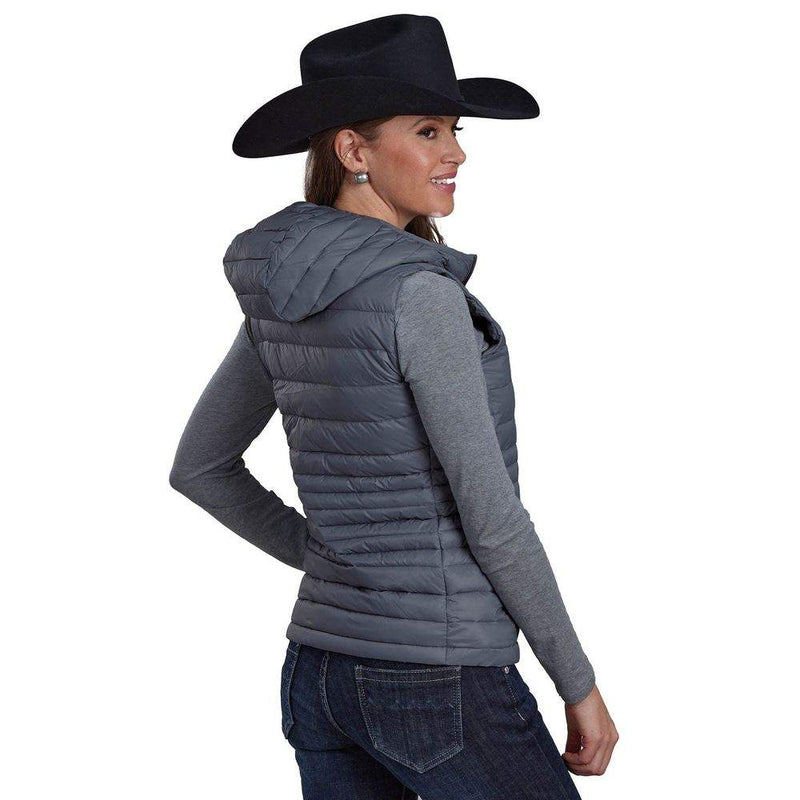 ROPER Womens Grey Crushable Vest