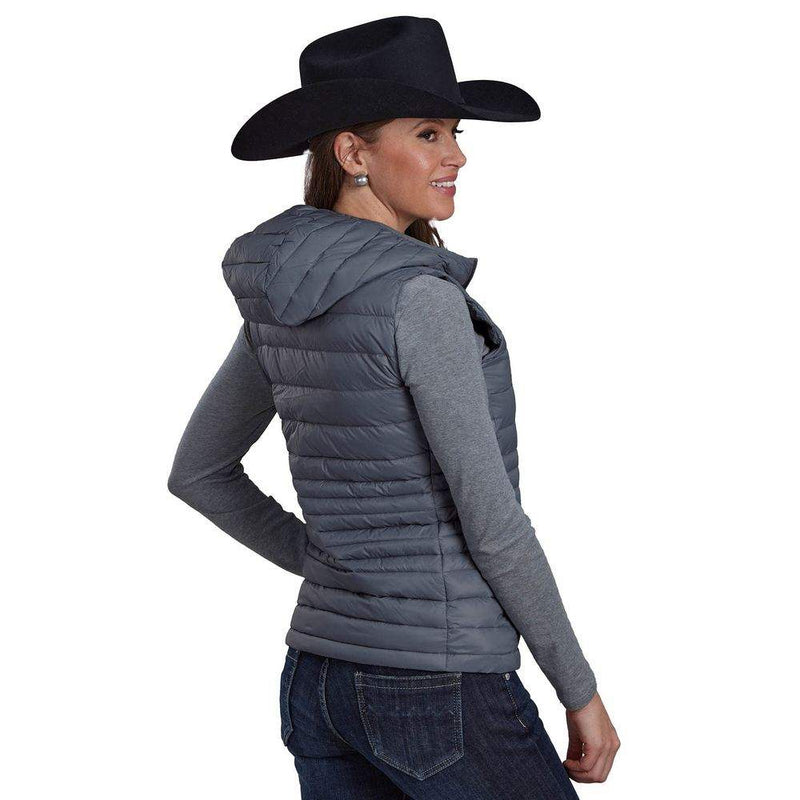 ROPER Womens Grey Crushable Vest