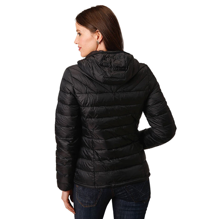 ROPER Ladies Black Crushable Jacket