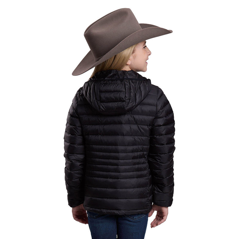 ROPER Girl's Black Crushable Jacket
