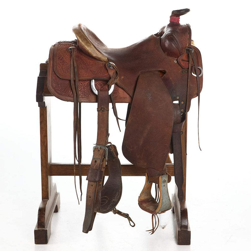 Slim Stevenson Saddlery 15.5in Used Ranch Roper