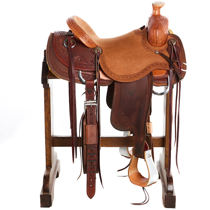 NRS Used 16in Combo Tooled Ranch Roper