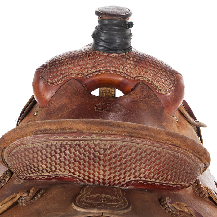J.W.Jacobs Used 15in Arrowhead and Basket Ranch Roper