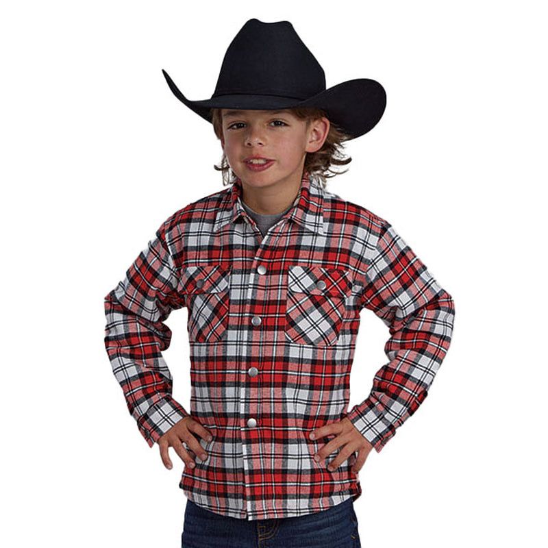 ROPER Boys Assorted Flannel Lined Shirt Jacket
