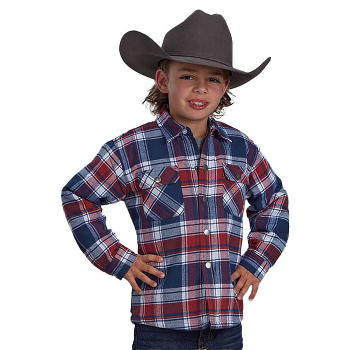 ROPER Boys Assorted Flannel Lined Shirt Jacket