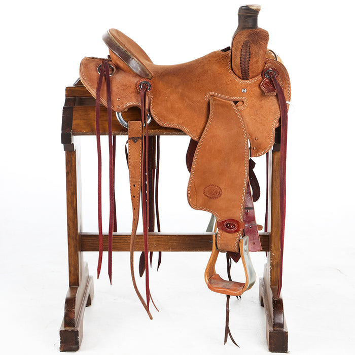 Nrs Competitor Series Used 15in Olin Young Seat Rig Ranch Roper