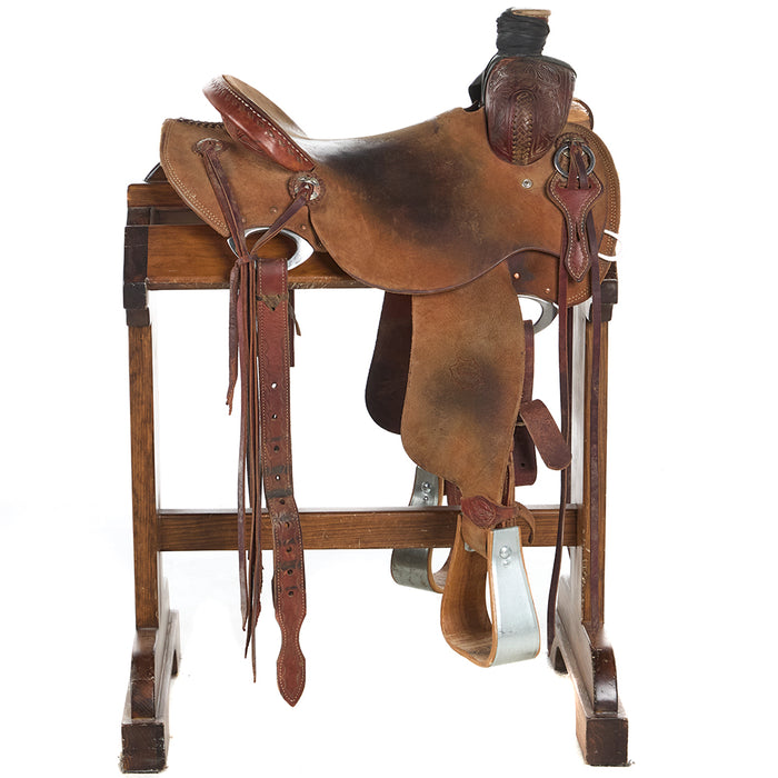 Teskey's Used 14.5in 1/4 Tooled Ranch Roper
