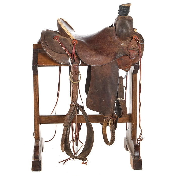 Courts Used 15in Roughout Ranch Roper with Oxbow Stirrups