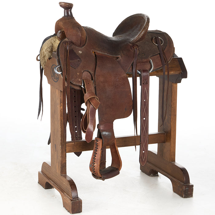 NRS Used 15in Seat Rig Roughout Ranch Roper