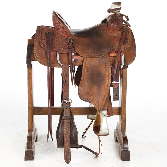 Nrs Pro Series Used 15in 1/2 Breed Full Border Ranch Roper