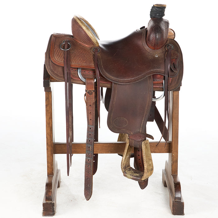 Nrs Competitor Series Used 14.5in Basket Weave Ranch Roper