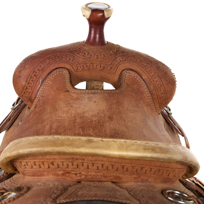Henderson Used 15in Seat Rig Don Carlos Border Ranch Roper