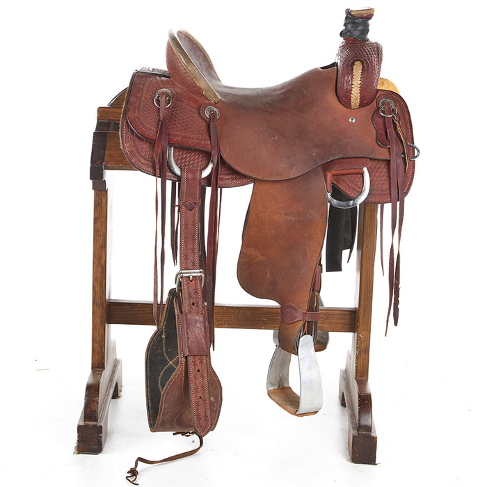 Hr Saddlery Used 15.5in 1/2 Breed Ranch Roper