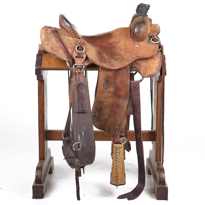 Teskey's Used 15.5in Full Roughout Ranch Roper