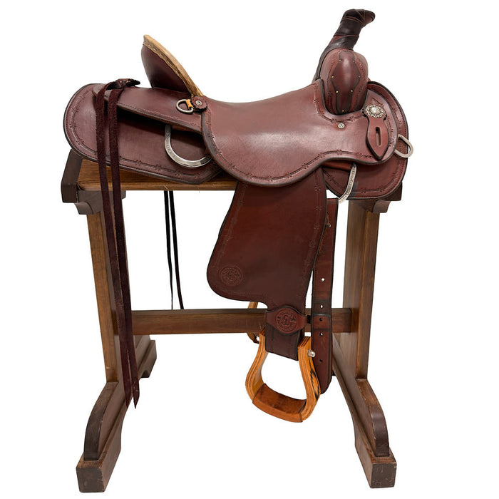 Circle L Saddlery Used 16in Barbwire Border Ranch Roper