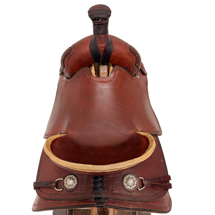 Circle L Saddlery Used 16in Barbwire Border Ranch Roper