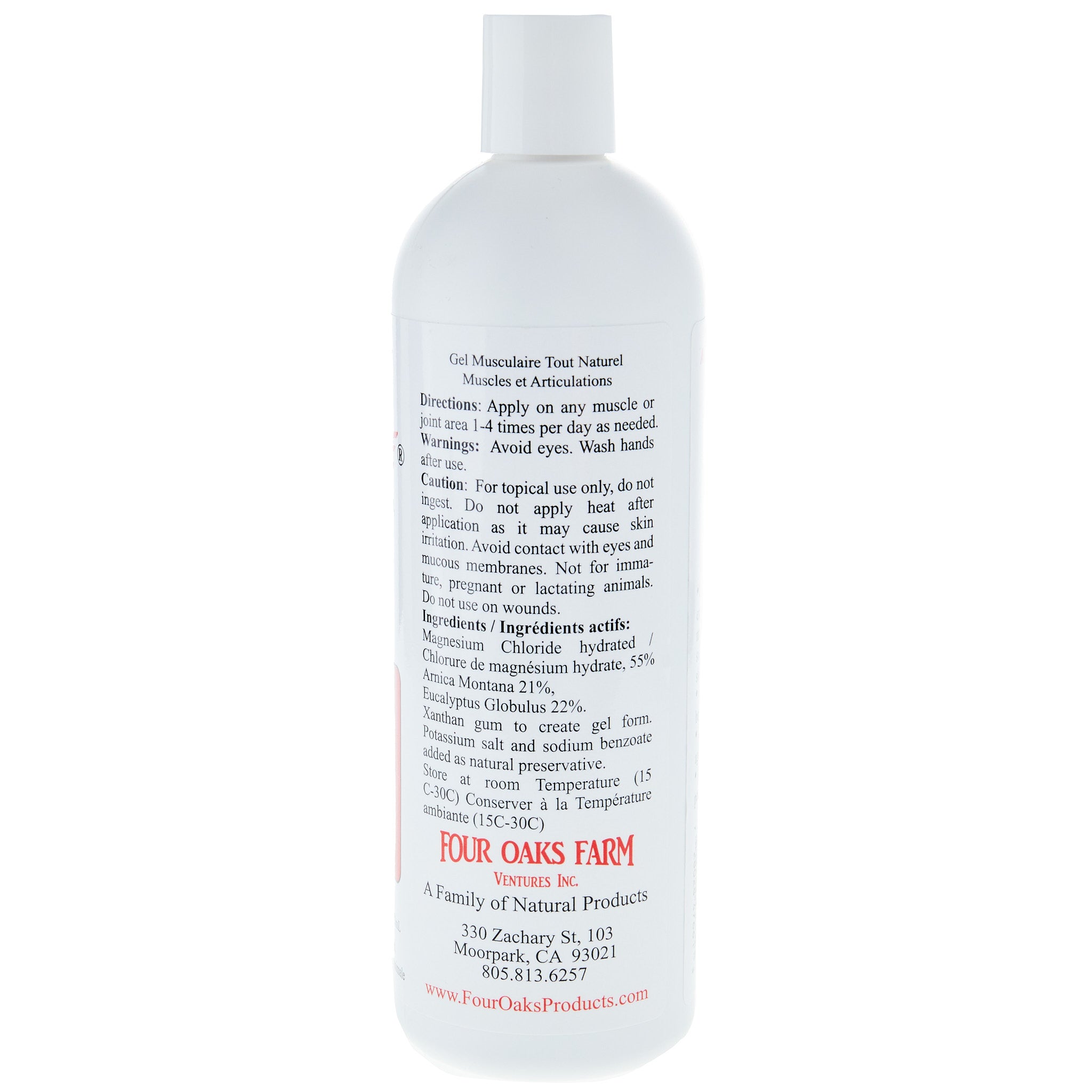 Four Oaks Farm Natural Release Gel 16oz